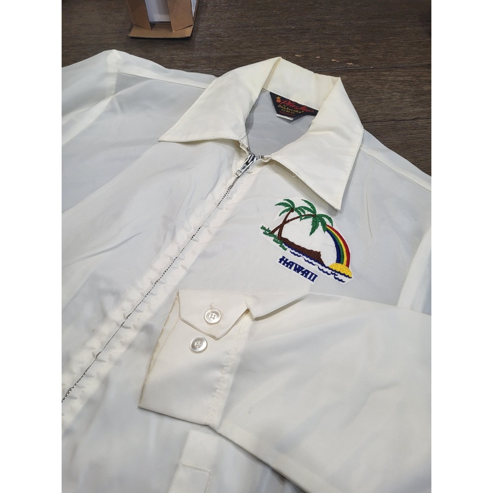 Vintage Rare MINT Pla-Jac Dunbrooke Jacket Mens Hawaii Embroidery 1970s CLEAN